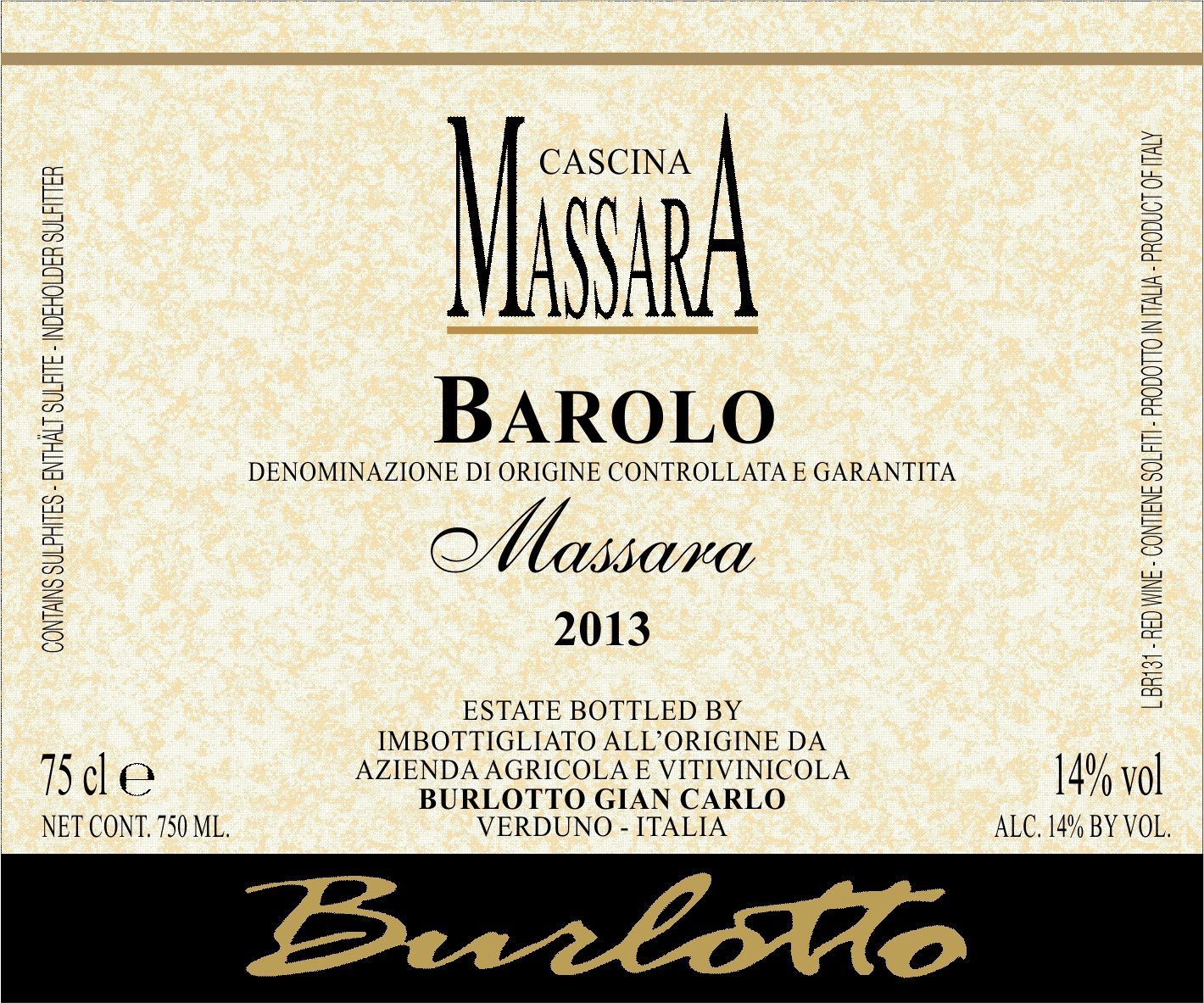 Burlotto Massara Barolo Massara Magnum 2013