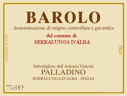 Palladino Barolo Serralunga Jeroboam 2012