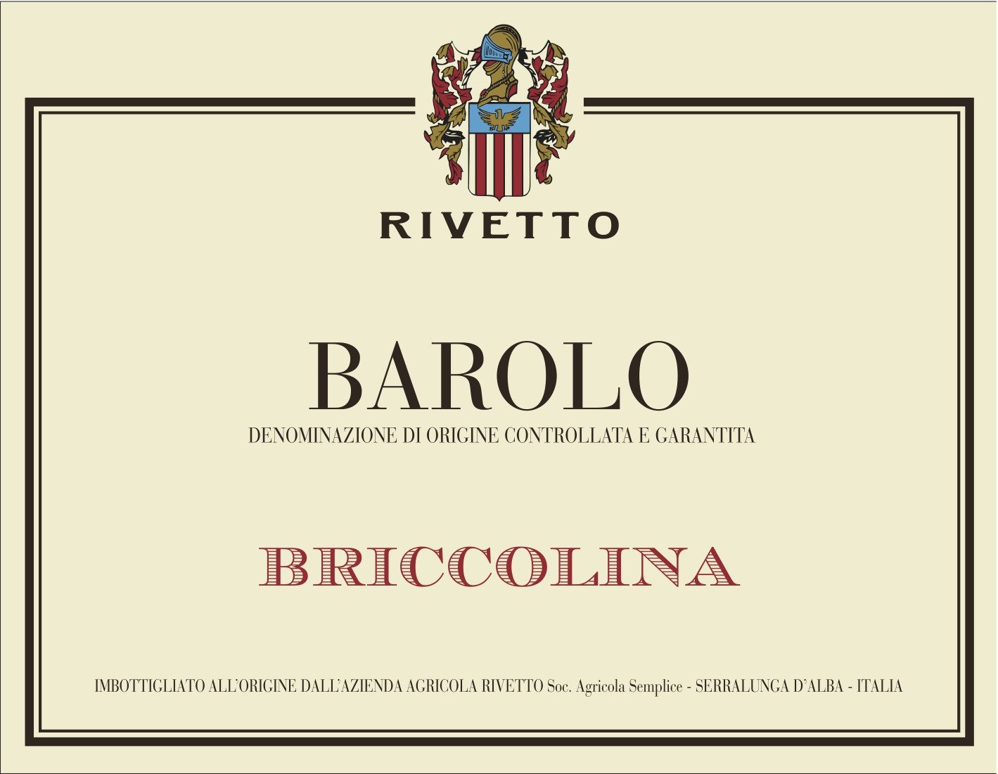 Rivetto Barolo Briccolina 2010